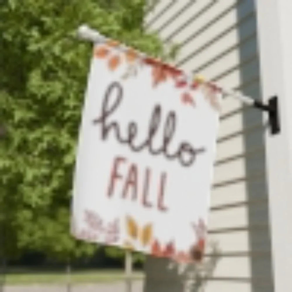 Hello Fall Flag - Picture 4 of 4